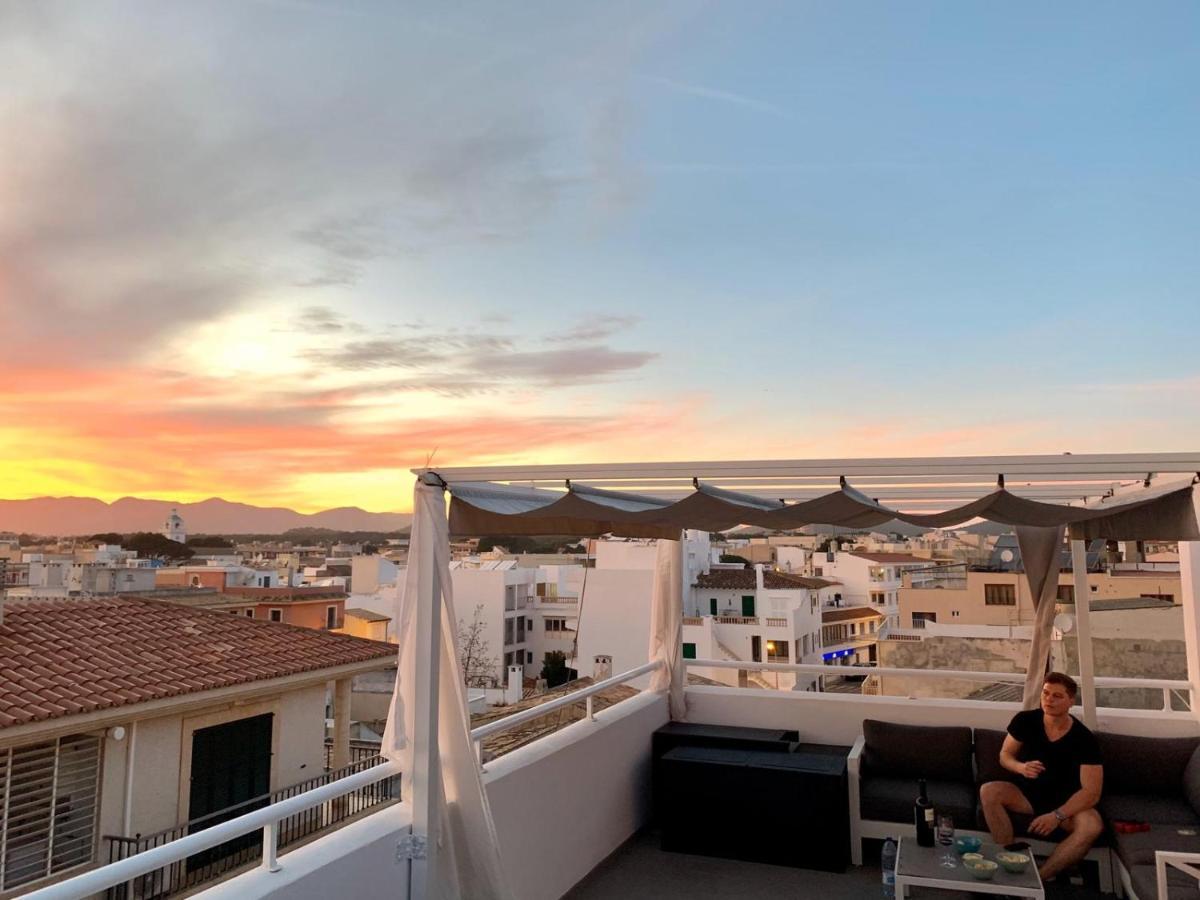Sonne&Meerblick aus 40 Grad heißem Whirlpool genießen - Zentral am Hafen und dennoch ruhig Cala Ratjada  Exterior foto