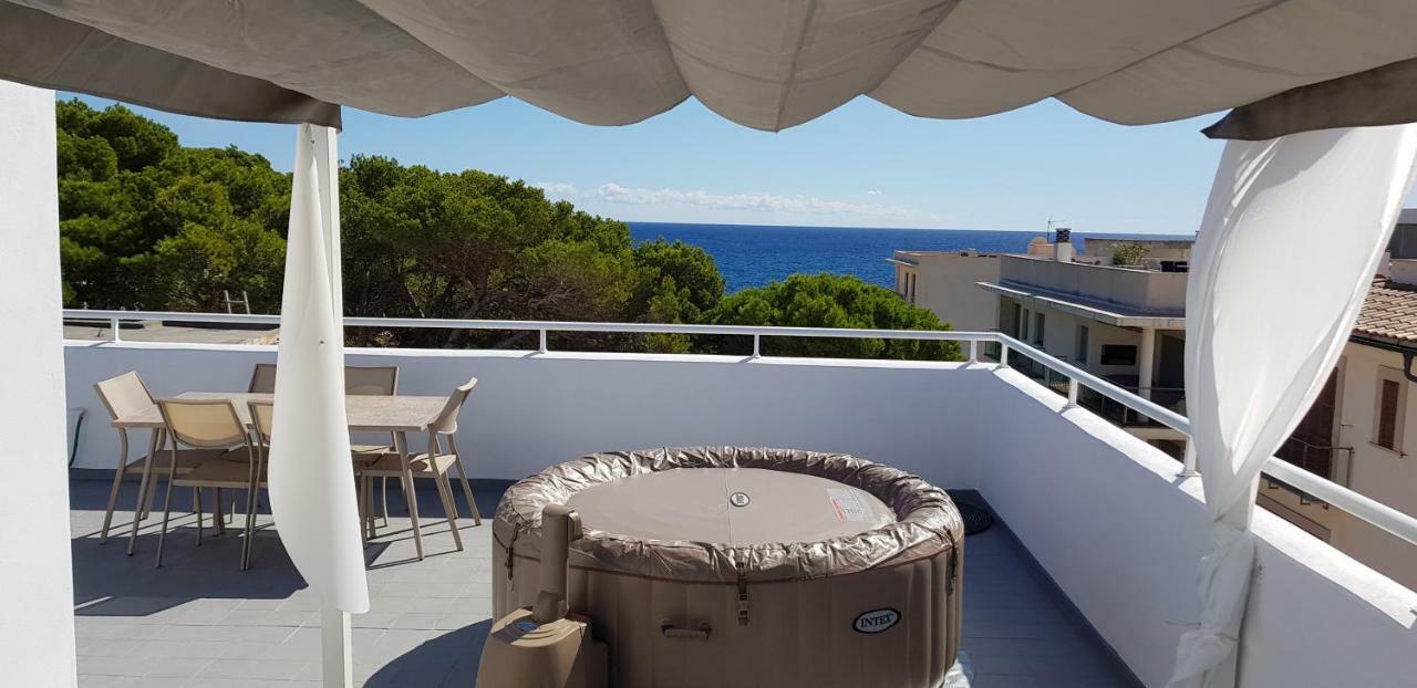 Sonne&Meerblick aus 40 Grad heißem Whirlpool genießen - Zentral am Hafen und dennoch ruhig Cala Ratjada  Exterior foto