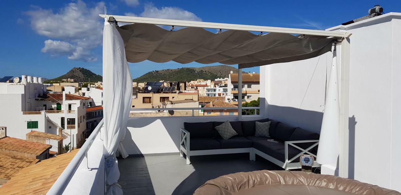 Sonne&Meerblick aus 40 Grad heißem Whirlpool genießen - Zentral am Hafen und dennoch ruhig Cala Ratjada  Exterior foto
